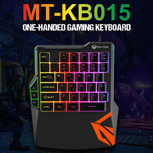 Teclado De Una Mano Gamer Meetion Mt-kb015