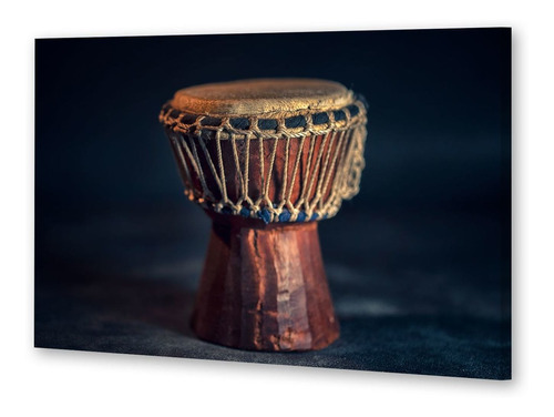 Cuadro 20x30cm Africa Tambores Negros Cultura Musica P4