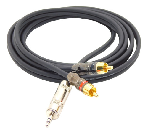 Cable Miniplug A 2 Rca  2 Mts  Profesional 100 % Hamc 