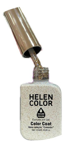 Esmalte Em Gel Helen Color Coleção Conexão 12ml 01 Dourado