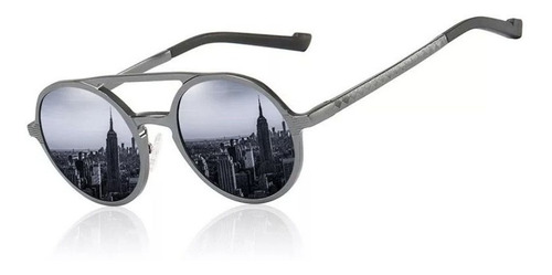 Imagen 2 de 7 de Lentes De Sol Luricci - Polarizados Retro Unisex + Estuche