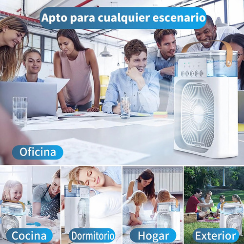 Ventilador Climatico Humidificable Portatil Escritorio