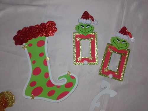 El Grinch Figura En Foami Decoración De Navidad Adornos