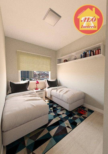 Imagem 11 de 30 de Apartamento Com 2 Dormitórios À Venda, 59 M² Por R$ 265.000 - Ocian - Praia Grande/sp - Ap6850