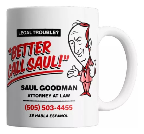 Taza De Cerámica Better Call Saul