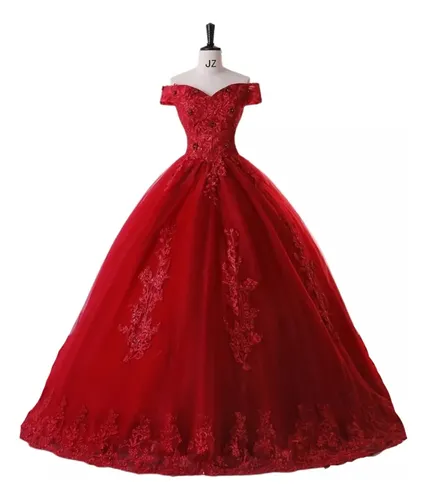 Vestidos de xv años blanco con rojo new arrivals