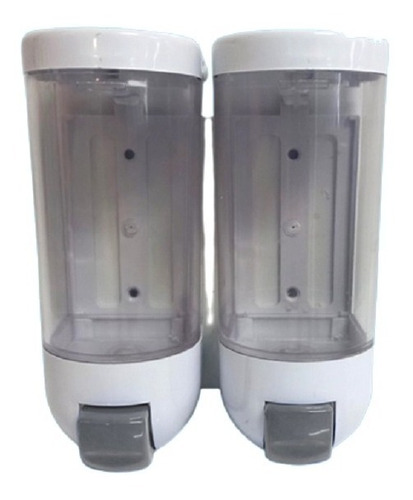 Jabonera Doble Dispenser De Jabon Liquido Shampoo