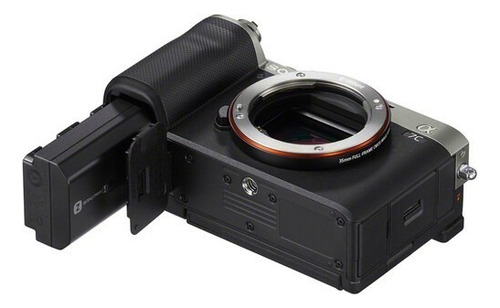 Cámara Sony Alpha A7c 4k de fotograma completo plateada - Cuerpo + NF-e