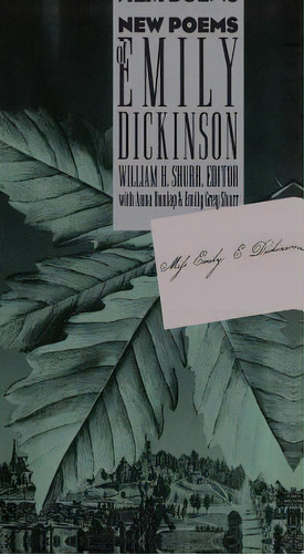 New Poems Of Emily Dickinson, De Shurr, William H.. Editorial Univ Of North Carolina Pr, Tapa Blanda En Inglés