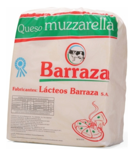 Mozzarella Barraza Plancha, Precio Por 1 Kg