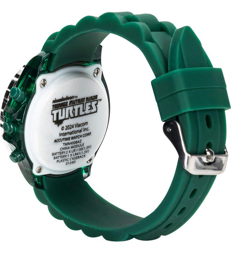 Reloj Digital Niños Tortugas Ninja Accutime Verde