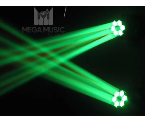 4 Moving Bee Eye 6 Leds Osram 15w Rgbw Quadriled + Mesa Dmx