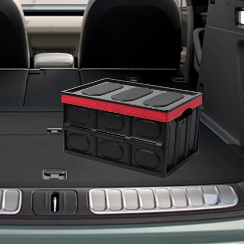 Caja Plegable Para Almacenamiento Con Tapa, Cubierta Pp 56l