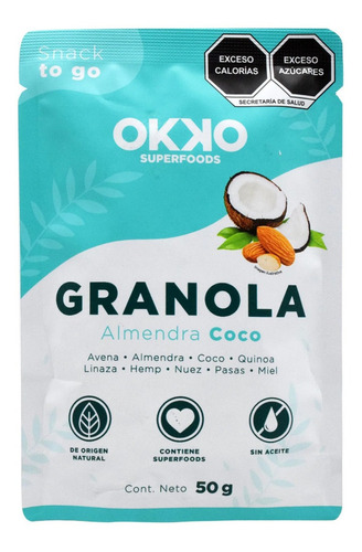 Granola Con Almendra Y Coco 50 G