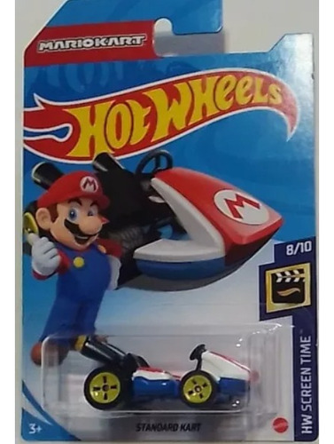 Hot Wheels Standard Kart Super Mario 2021 - Original Mattel 