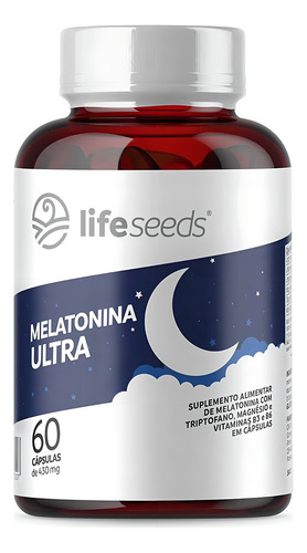 Melatonina Com Triptofano, Magnésio E Vitaminas B3 E B6 Sabor Sem Sabor