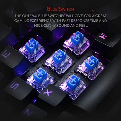 Teclado Mecánico Para Juegos Con Retroiluminación Led Redrag