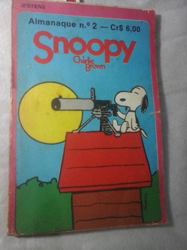 Almanaque Snoopy E Charlie Brown N 2 1974 