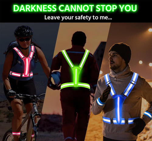 Reflectante Running Chaleco Reflectante Running Bebjuil N...
