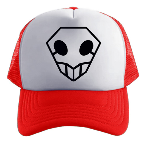 Bleach Calavera Logo Gorra Friki Tu Eres #1 Rojo Talle Único Regulable Bleach Calavera Logo