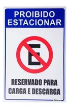 Comprar 2 Placas Proibido Estacionar Reservado Pu002F Carga E Descarga