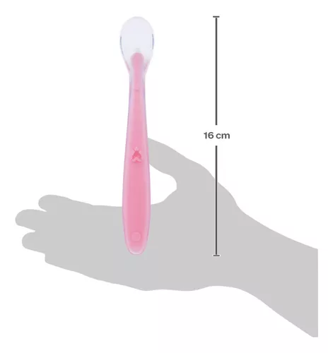 Colher De Silicone Bebe - Introdução Alimentar - Macia