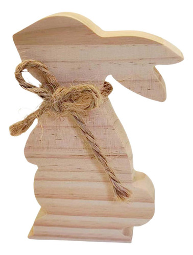 Señal De De Madera, Centro De Mesa De Mesa De Conejo Sin