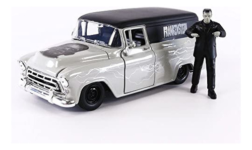 Chevy Suburban 1957 De Jada Toys Universal Monsters, Fundida