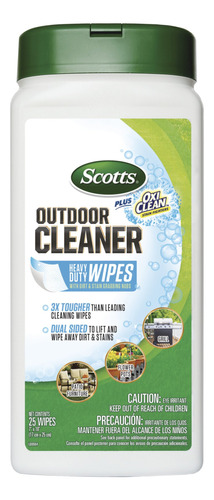 Scotts Outdoor Cleaner Plus Oxiclean Toallitas Resistentes