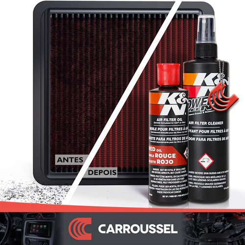 Imagem 4 de 6 de Kit Manutenção Limpeza + Óleo Lubrificante Filtro De Ar K&n