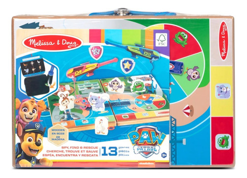 Paw Patrol Espia, Encuentra Y Rescata Melissa & Doug 13 Pzas