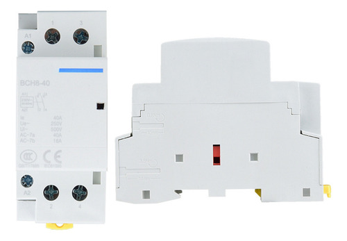 Contactor De Corriente Alterna 2p 40a, Riel Din Doméstico De