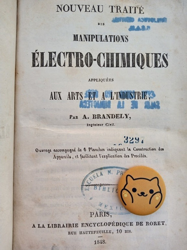 Libro Manipulation Electro-chimiques Bradley 115k5