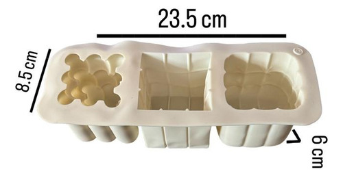 Molde Silicón Grande Rubik´s Bubble Jabones Velas Cubo