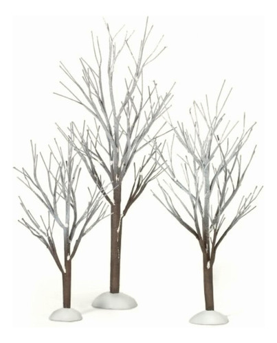 Department 56 Snow Village First Frost Trees Juego De 3