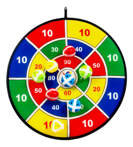 Juego De Dardos Para Niños, Tablero De Dardos Con 8 Bolas Ad