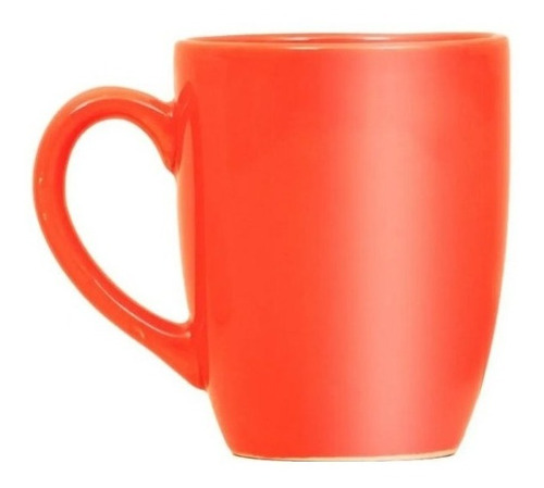 Set X6 Taza Jarro Conico Ceramica Colores Mug Cafe 300 Ml