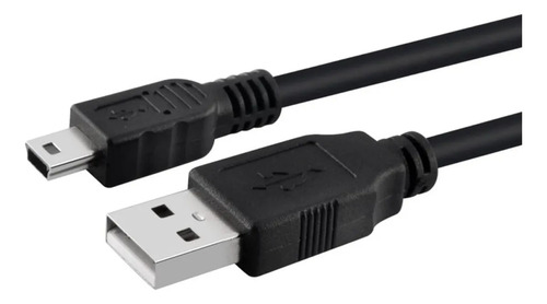 Cargador V8 A Usb Para Joystick Ps3 - Genérico Negro