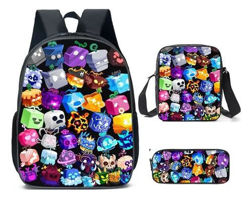 Mochila Escolar Roblox Blox Fruits Pupil, Mochila Infantil D Color 13