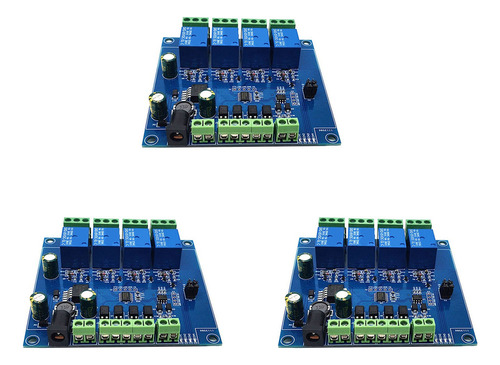 Módulo De Relé Modbus Rtu De 3x 4 Vías Módulo De Relé 7-24v