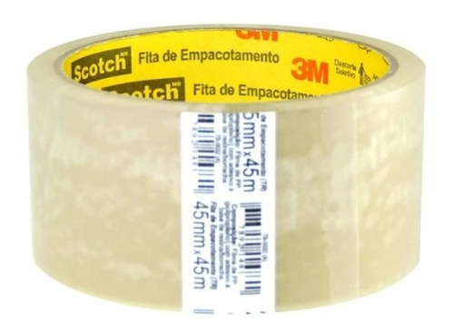 Fita Adesiva Transparente Scotch 5802 45mmx45m,3m 4 Unidades