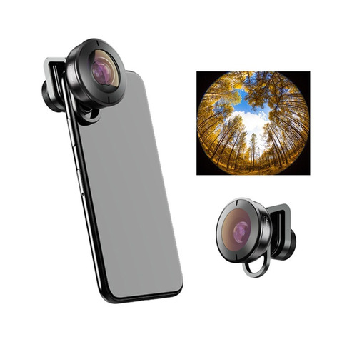 Lente Celular Ojo De Pez 195° Apexel Apl-hd5f / Tecnoshop