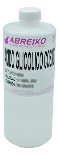 Acido Glicolico Al 70% Liquido 500 Gramos Tipo de piel Cualquier tipo de piel