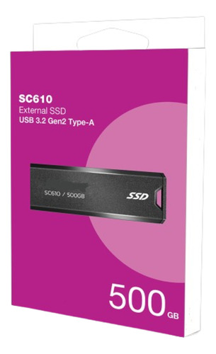 Disco Ssd Externo 500gb Adata Sc610