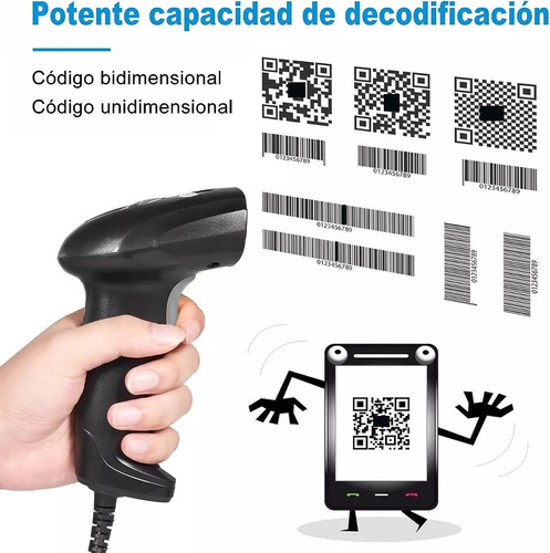 2d 1d Escáner De Código De Barras Lector Código De Barras