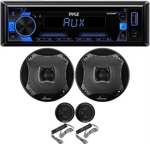 Pyle Plcd54mp Single Din Bluetooth Mp3 Radio Estéreo Control