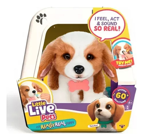 Little Live Pets Mi Primer Cachorrito Interactivo Cinta Rosa