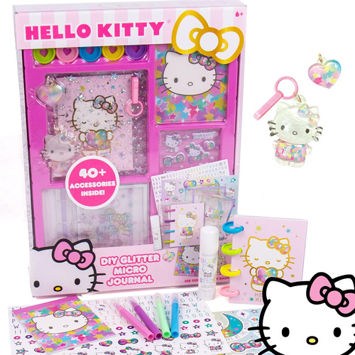 Hello Kitty Diy Glitter Micro Journal De Horizon Group Usa, 