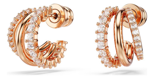 Swaro Pendientes Aros Hyperbola, Cortes Mixtos, Mini,