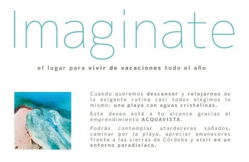Imagen 5 de 6 de Vendo Macrolotes En Acquavista.